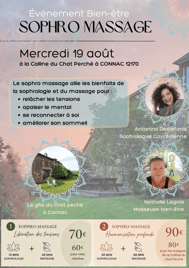 Sophrologie et massage bien être